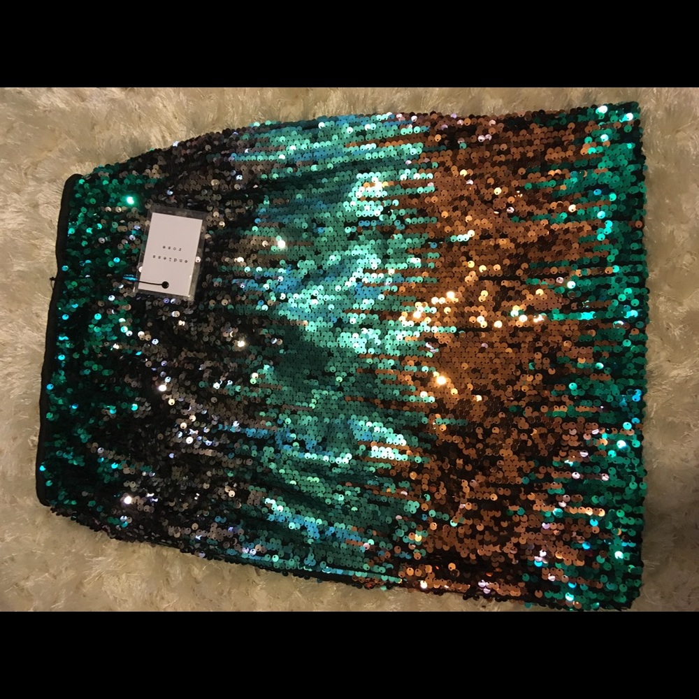 Sequins Womens Skirt